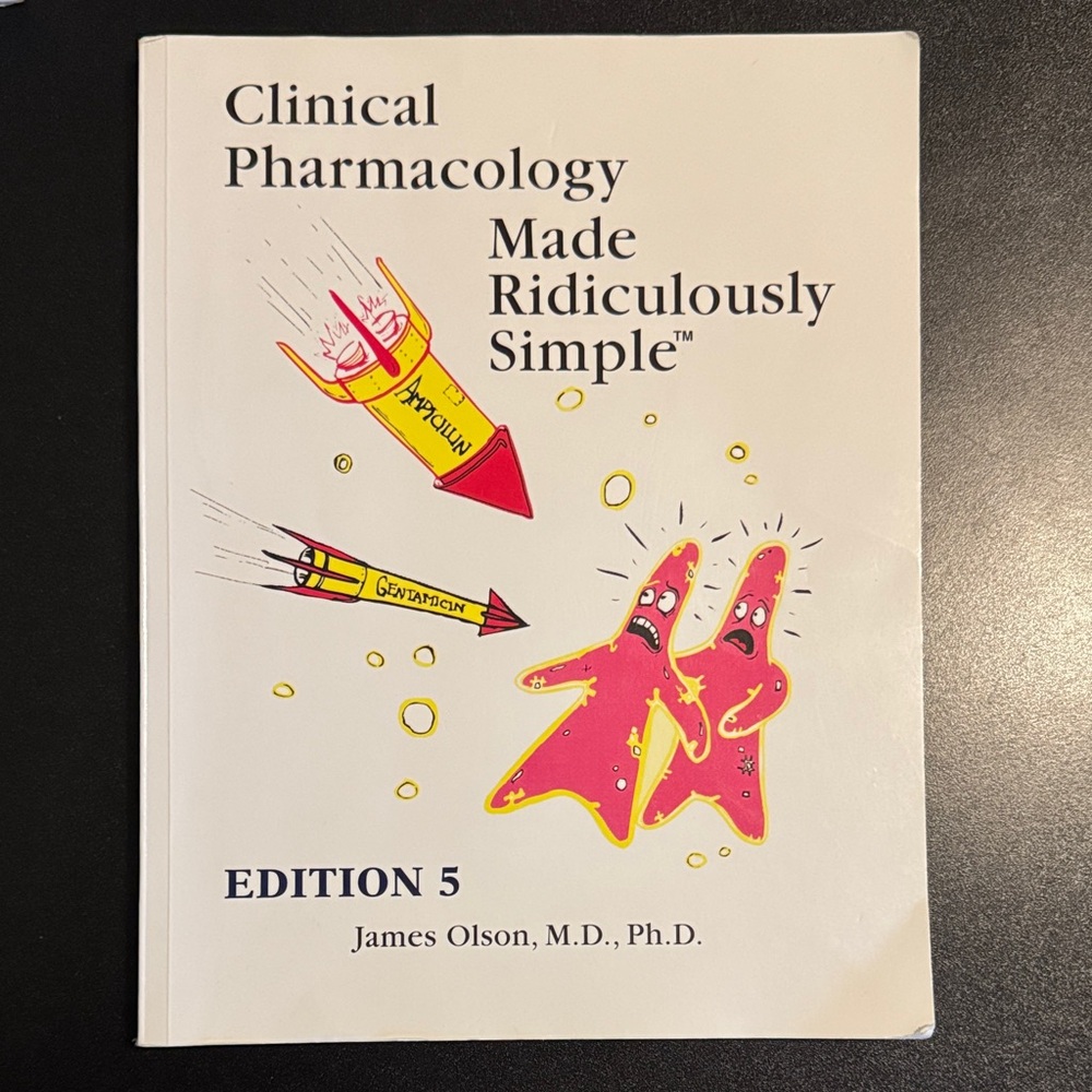 Clinical Pharmacology Made Ridiculously Simple 5th Edition Medical Textbook